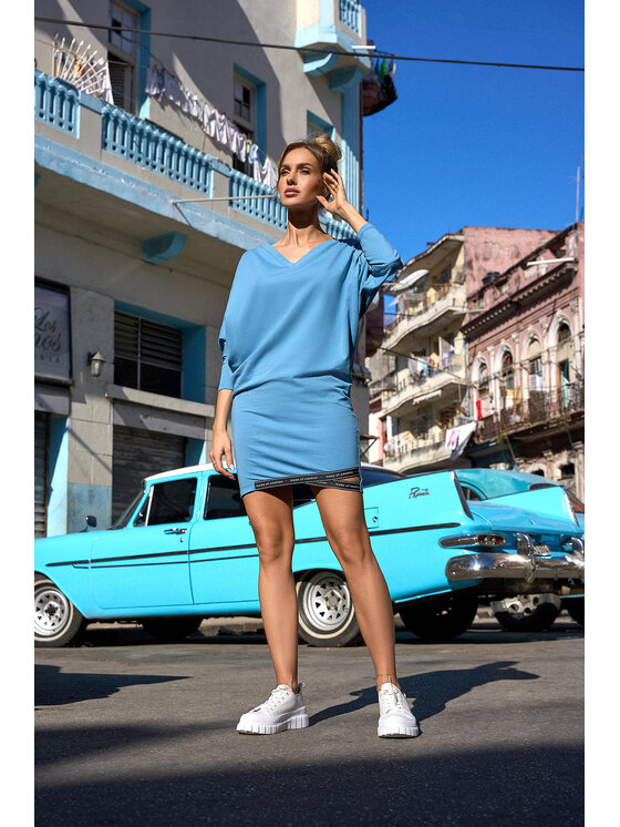 Made of Emotion Made of Emotion Vestito da giorno M732 Blu Premium Fit