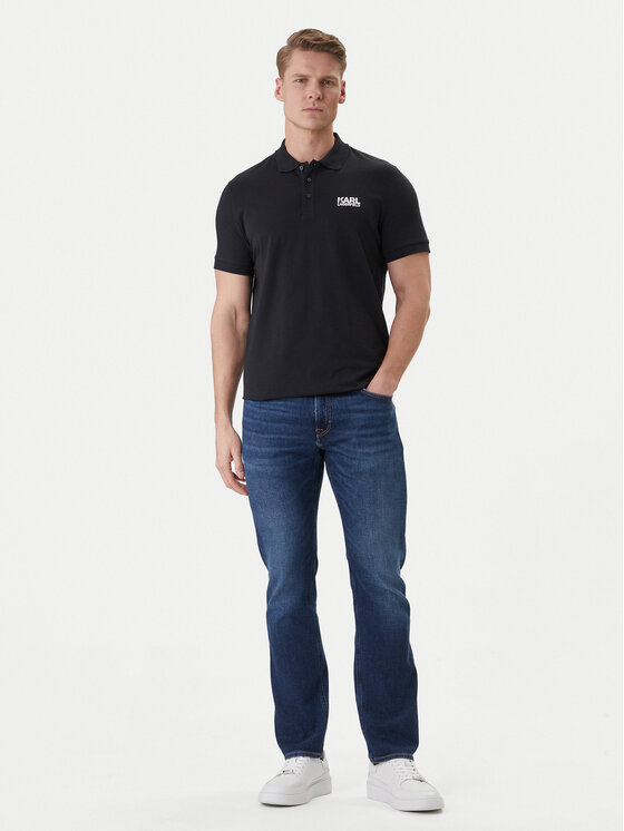 KARL LAGERFELD KARL LAGERFELD Tricou polo 745780 562235 Bleumarin Regular Fit