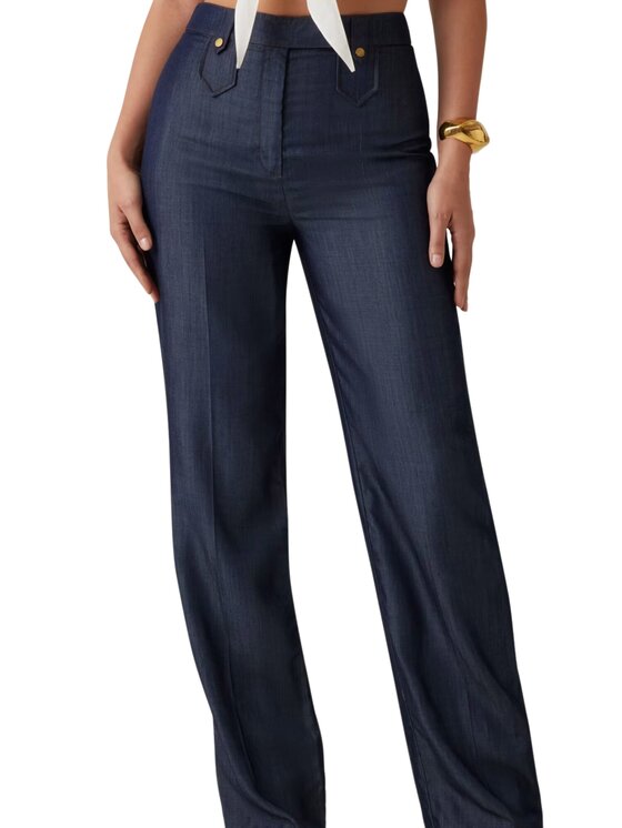 Marciano Guess Pantaloni da donna Carla stright pant denim Blu scuro Regular Fit