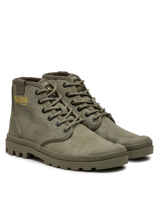 Palladium Palladium Schnürstiefeletten PAMPA HI COATED 74375-377-M Grau