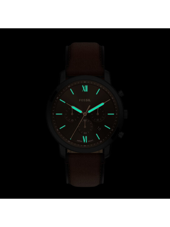 Fossil Fossil Часовник Neutra FS6163 Кафяв