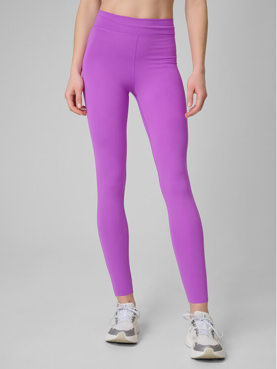 4F 4F Legginsy TRAINING Różowy Slim Fit
