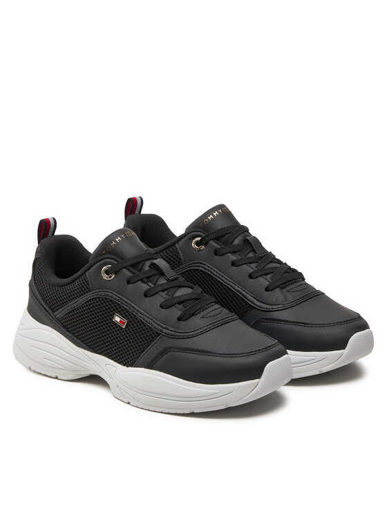 Tommy Hilfiger Tommy Hilfiger Sportcipők Chunky Runner FW0FW07818 Fekete