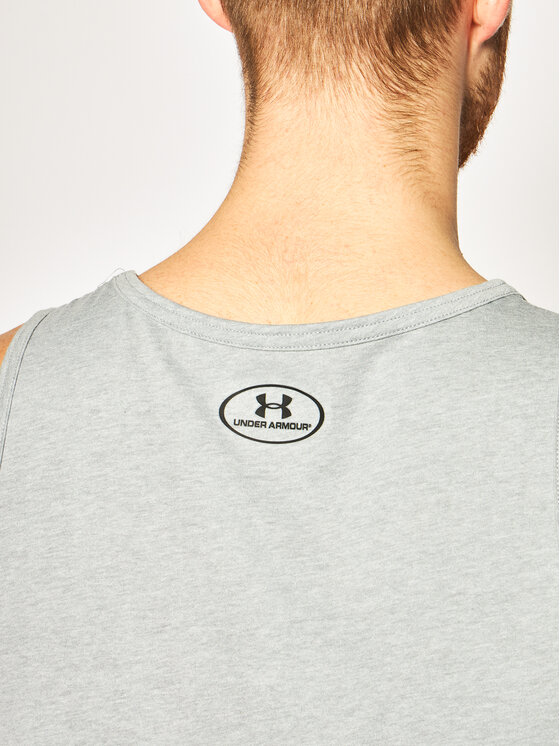 Under Armour Under Armour Tank top UA Sportstyle Logo 1329589 Szary Regular Fit