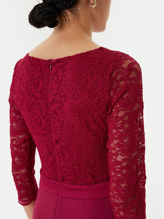 Swing Swing Abendkleid 5AI11800 Dunkelrot Regular Fit