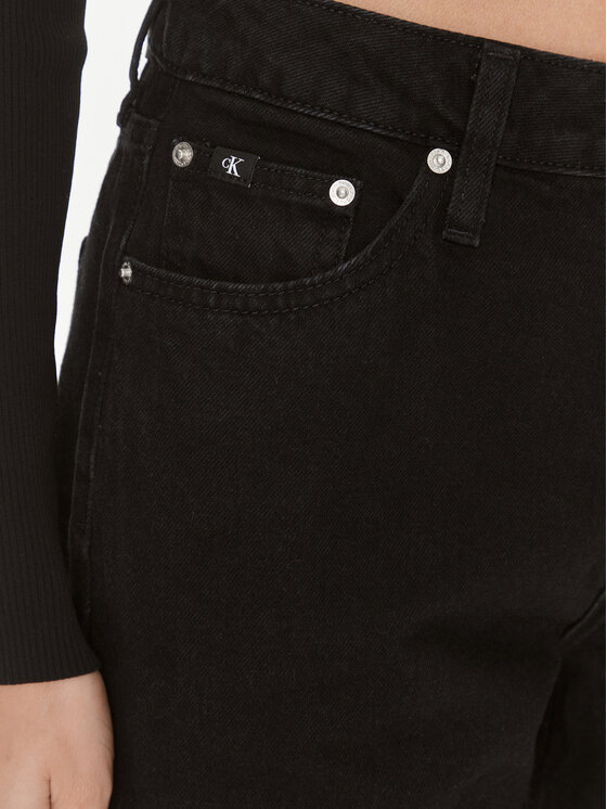 Calvin Klein Jeans Calvin Klein Jeans Jeans hlače 90's J20J222865 Črna Straight Fit