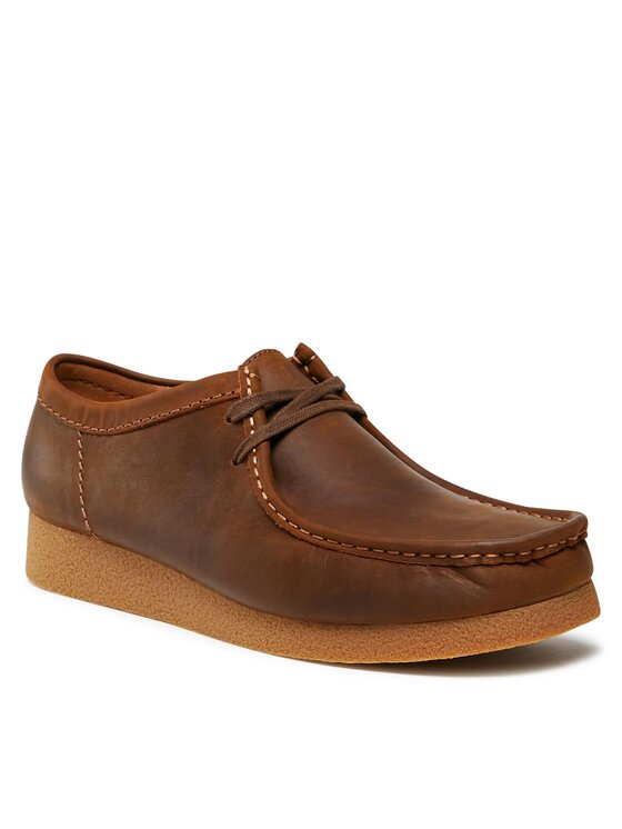 Clarks Clarks Mokasyny Wallabee Evo 261728197 Brązowy