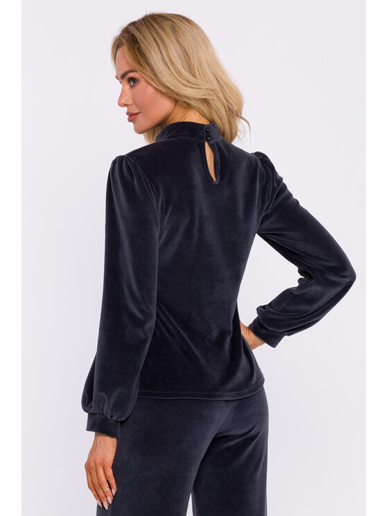 Made of Emotion Made of Emotion Blusa M831 Placcatura in rodio nero Girl Fit