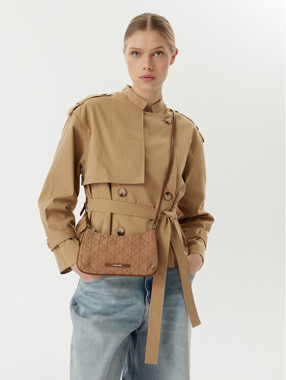 Calvin Klein Calvin Klein Rankinė Emblem Aop LV04F1164G Ruda