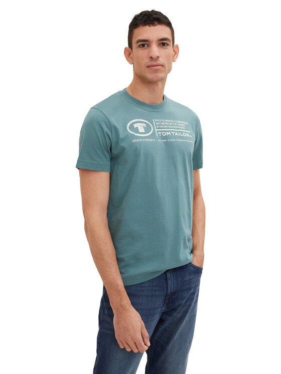 Tom Tailor Tom Tailor Tričko 1035611 Zelená Regular Fit