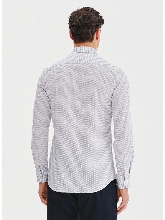 Pako Lorente Pako Lorente Koszula P25SF-1X-026 Biały Slim Fit