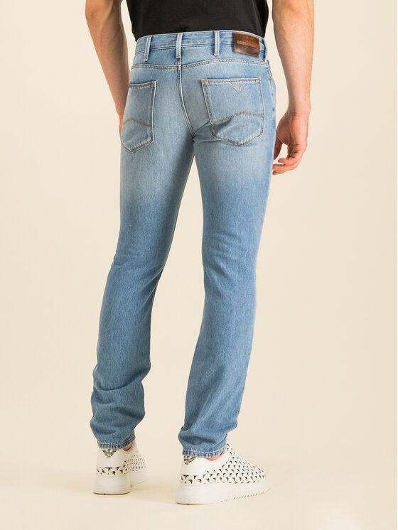 Emporio Armani Dzinsy 3h1j06 1d9rz 0943 Modra Slim Fit Modivo Sk