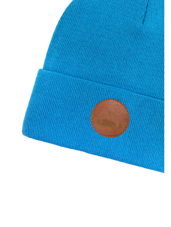 Kabak Kabak Czapka klasyczna beanie Niebieski