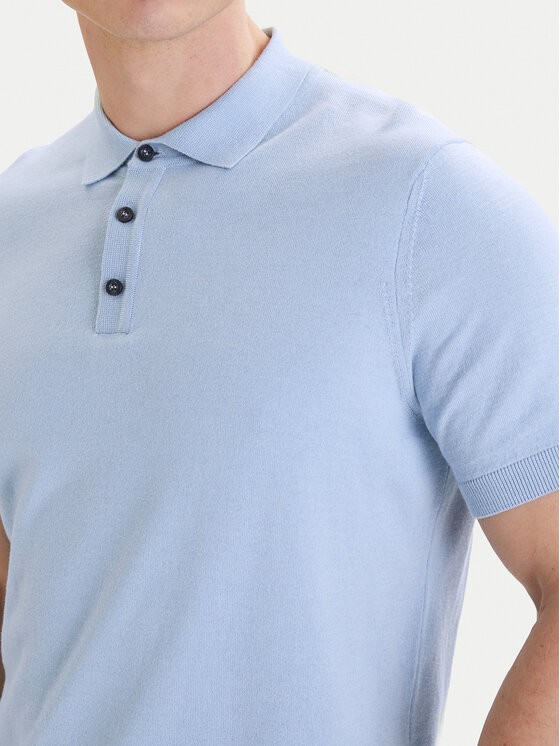 Bugatti Bugatti Tricou polo 7100-75522C Albastru Regular Fit