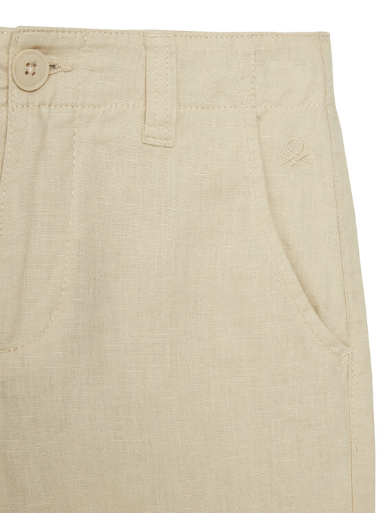 United Colors Of Benetton United Colors Of Benetton Riidest šortsid 43WBC901E Beež Regular Fit