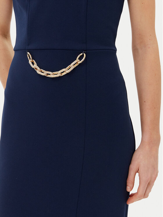Rinascimento Rinascimento Abendkleid CFC012361000 Dunkelblau Regular Fit
