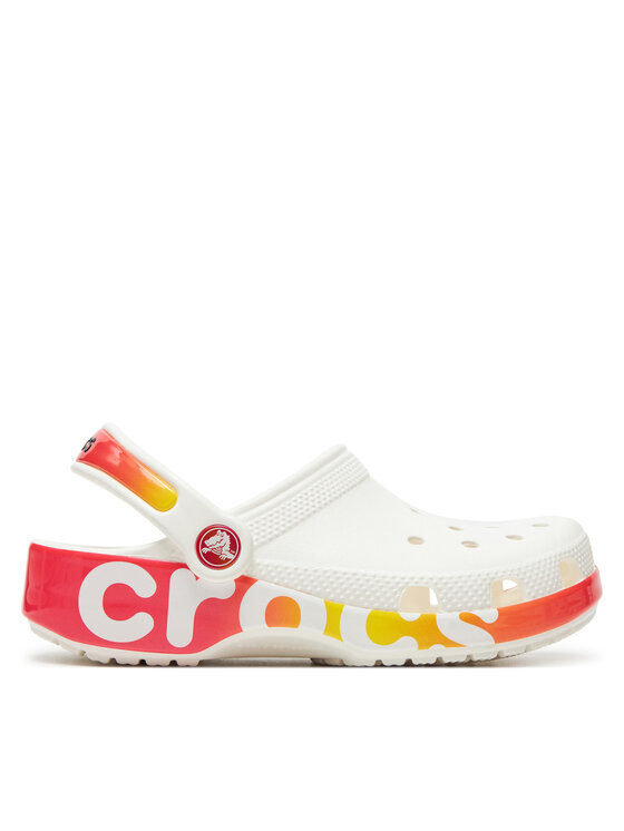 Şlapi Crocs Classic Reflector Clog K 210714 Alb