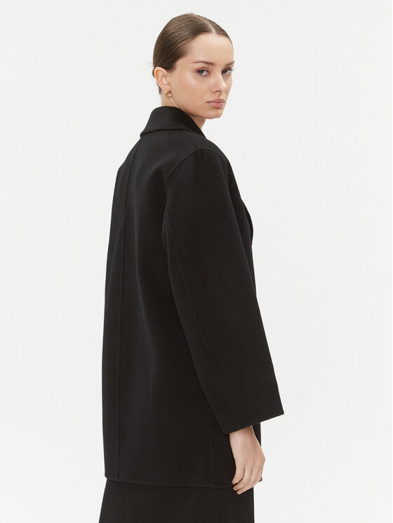 Luisa Spagnoli Luisa Spagnoli Übergangsmantel Sughero 540209 Schwarz Regular Fit