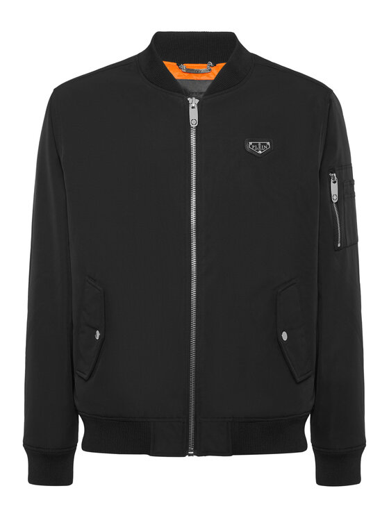 PHILIPP PLEIN PHILIPP PLEIN Kurtka bomber 25601 Czarny Regular Fit
