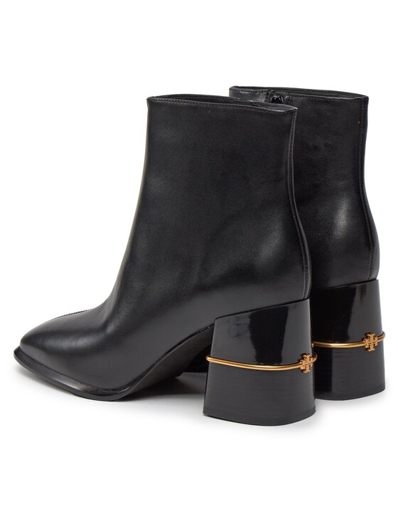 Tory Burch Tory Burch Polokozačky Leather Ankle Boot 75Mm 155490 Černá