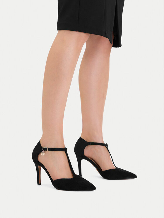 Nine West Pantofi cu toc subțire CEO-CD25-193-1 Negru