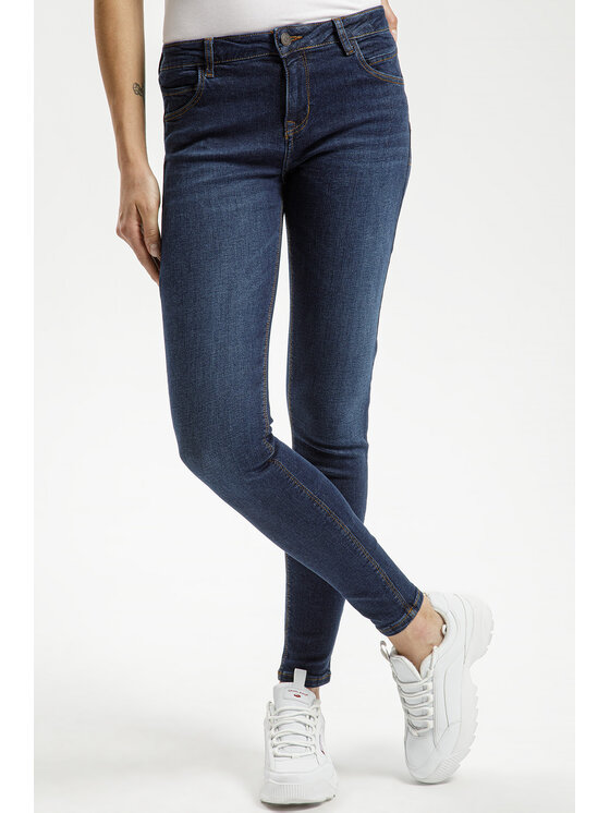 Cross Jeans Cross Jeans Jeansy P 419-037 Niebieski Super Skinny Fit