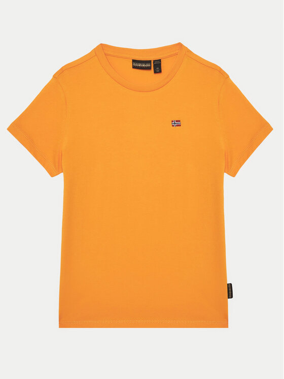 T-Shirt Napapijri, Velikost:16Y, Barva: Oranžová, Salis SS 2 NP0A4GEHA701 D