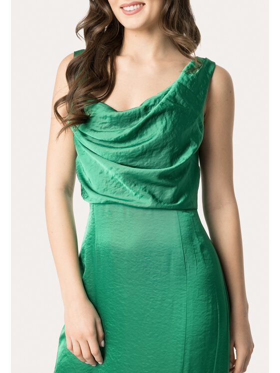 QUIOSQUE QUIOSQUE Sukienka codzienna CATALINA DRESS Zielony Regular Fit
