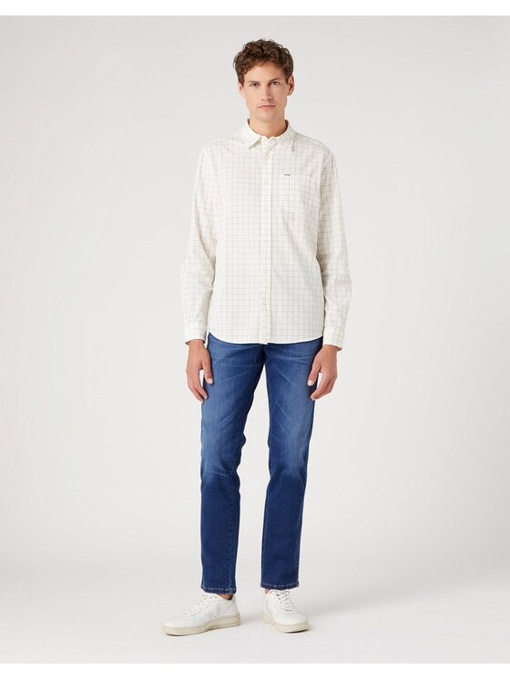 Wrangler Wrangler Jeans RIVER Blu Straight Fit