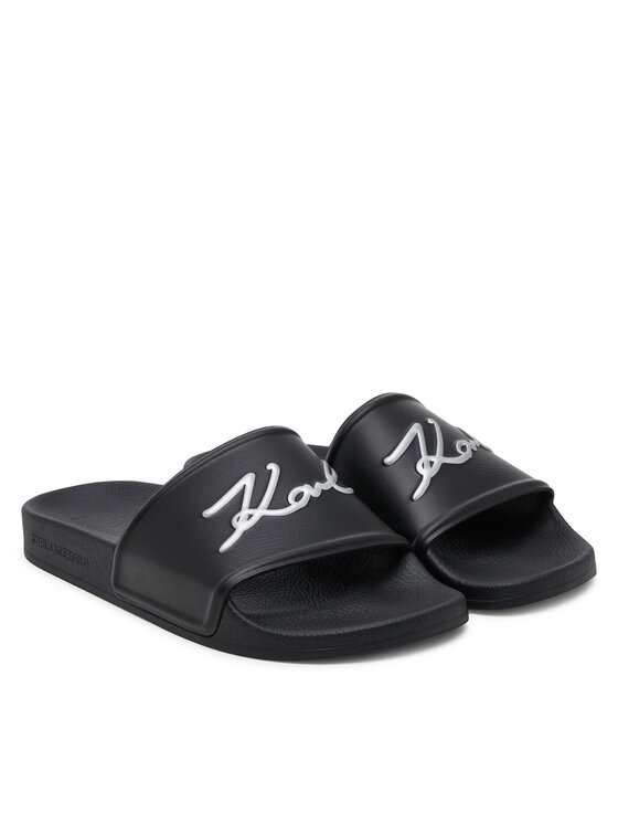 KARL LAGERFELD KARL LAGERFELD Şlapi Kondo 2.0 KL80910 Negru