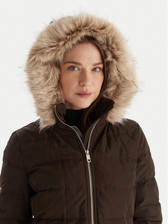 Tommy Hilfiger Tommy Hilfiger Giubbotto piumino WW0WW47540 Marrone Slim Fit