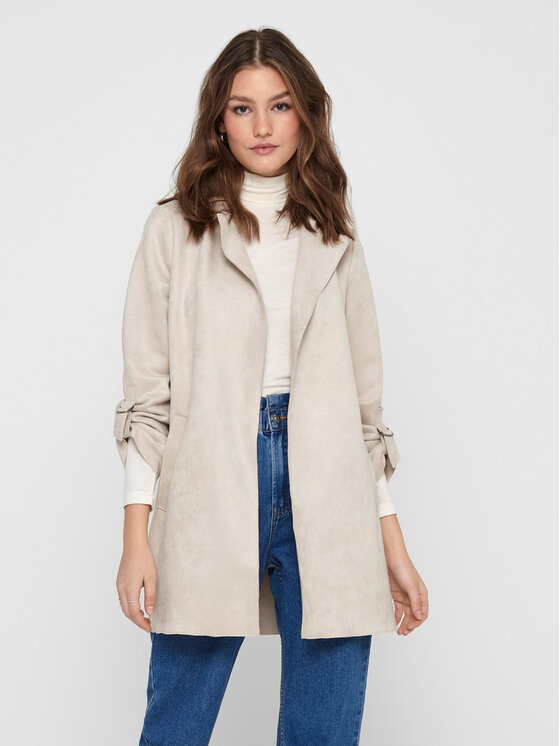 ONLY Prechodný kabát Joline 15179864 Béžová Regular Fit
