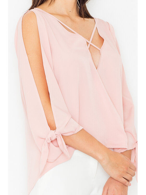 FIGL FIGL Halenka M485 Růžová Regular Fit