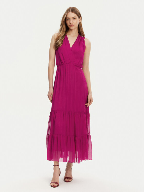 Haveone Haveone Poletna obleka AFF-N005 Roza Loose Fit