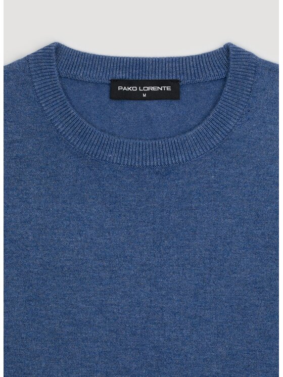Pako Lorente Pako Lorente Sweter P25WN-2X-033 Niebieski Classic Fit