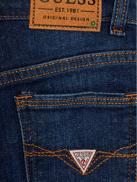 Guess Guess Džínsy N2RA08 D4GV0 Modrá Skinny Fit