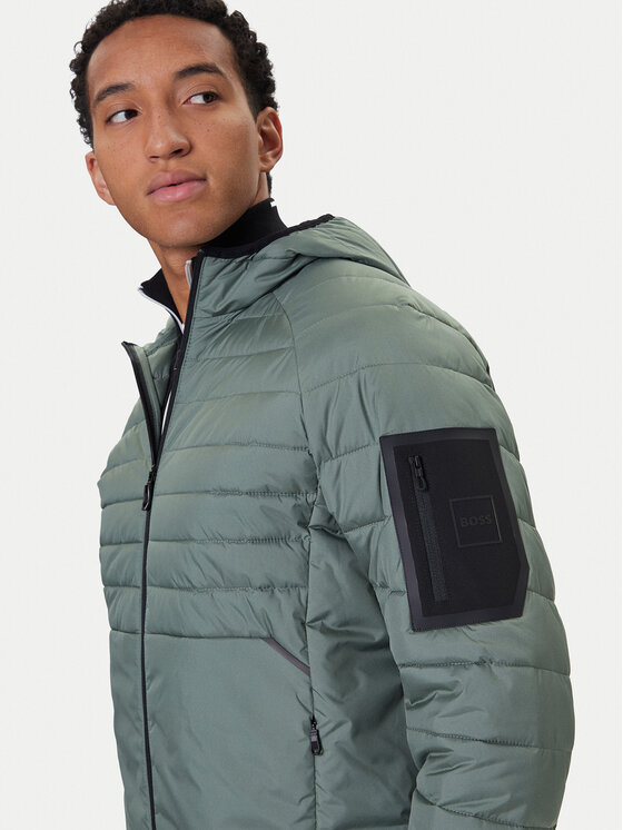 BOSS BOSS Demisezoninė striukė Ow Urbanex JT HD 50549181 Žalia Regular Fit