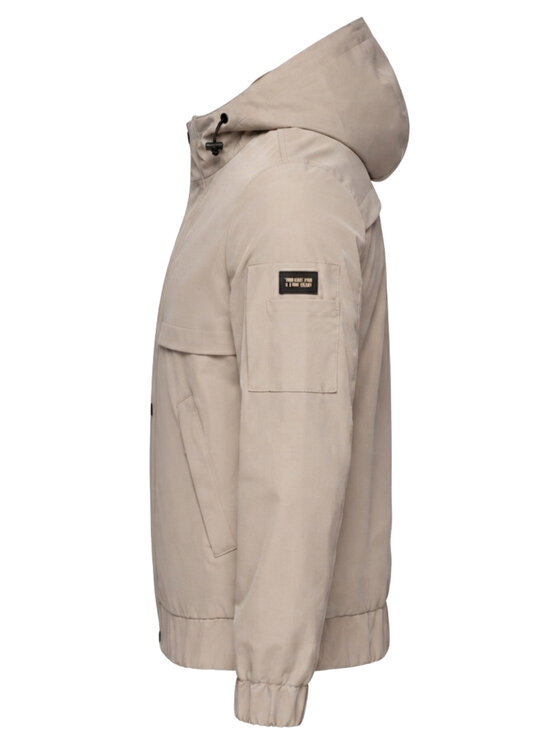 Ombre Ombre Kurtka przejściowa C586 Beżowy Regular Fit