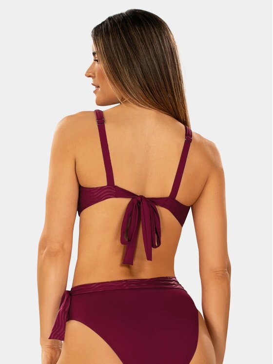 Feba Feba Bikini pezzo sopra FG04G Bordeaux