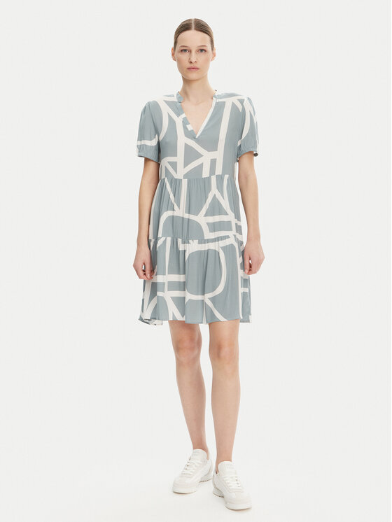 ONLY ONLY Poletna obleka Nova 15222215 Zelena Regular Fit