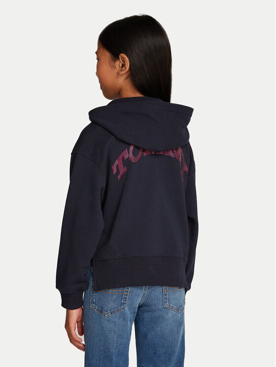 Tommy Hilfiger Tommy Hilfiger Pulóver KG0KG08193 Sötétkék Regular Fit