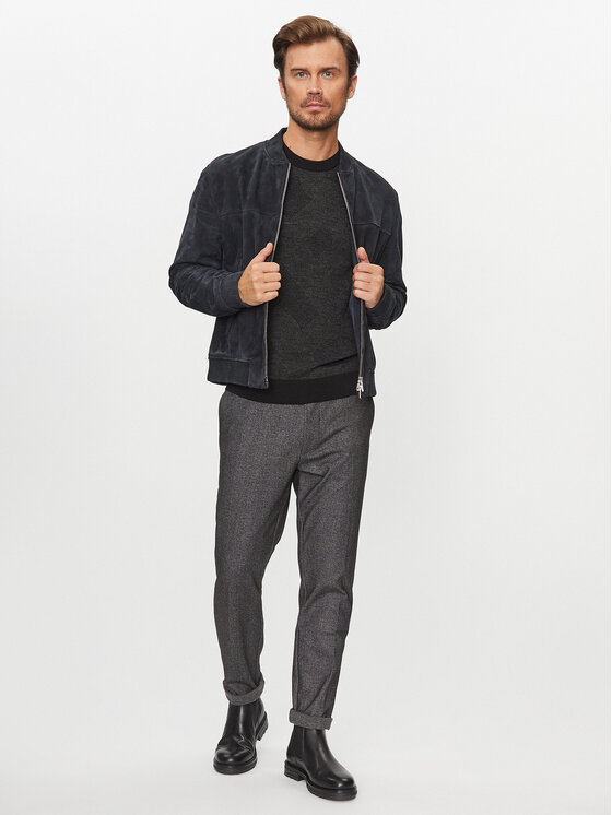 BOSS Boss Maglione Motivo 50500675 Nero Regular Fit