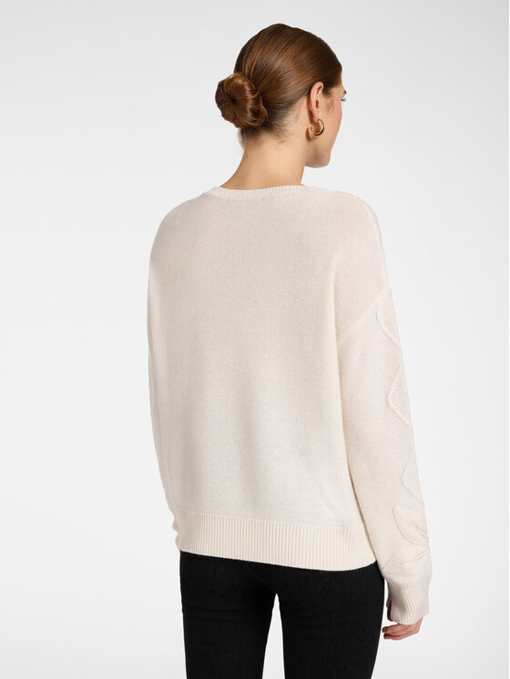 Elena Mirò Elena Mirò Maglione M100Z000865N002 Crema Regular Fit
