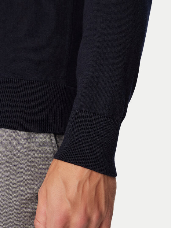 BOSS BOSS Pulover H-Ebenji-L 50571928 Mornarsko modra Slim Fit