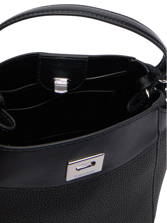 Calvin Klein Calvin Klein Kabelka Mix Media Crossbody LV04F3885G Černá