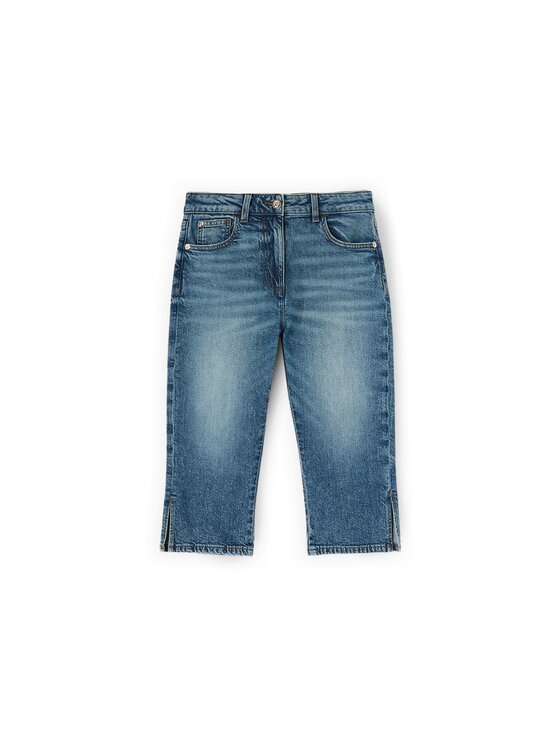 Motivi Motivi Szorty jeansowe P469Q004594N004 Turkusowy Cropp Fit