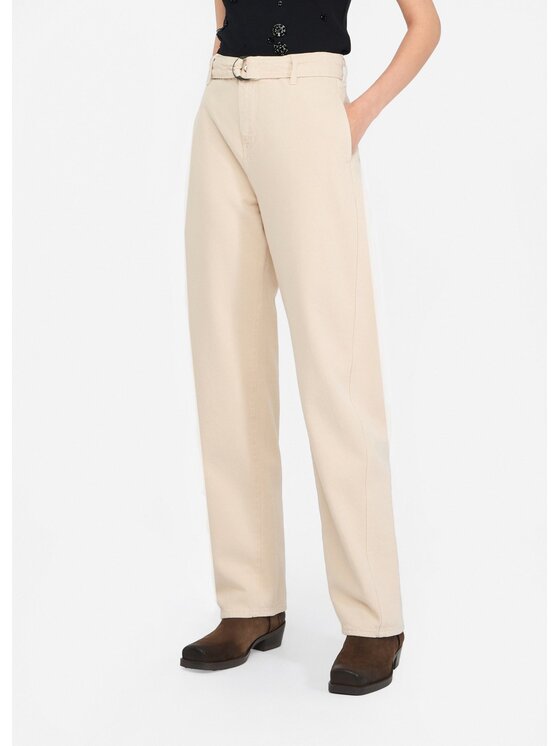 Liu Jo Liu Jo Pantaloni di tessuto MF5298T115A20304 Beige Regular Fit