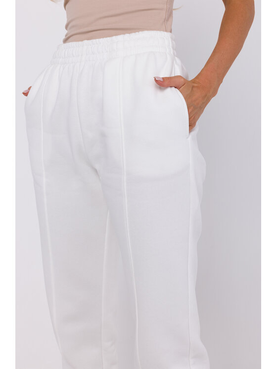 Made of Emotion Made of Emotion Pantaloni da tuta M760 Écru Modern Fit