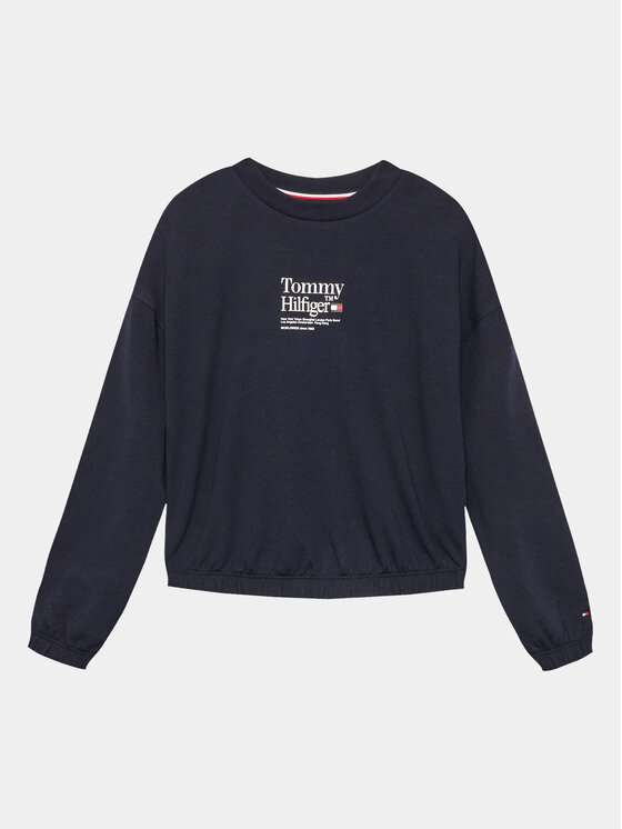 Tommy Hilfiger Tommy Hilfiger Džemperis Timeless KG0KG07210 Tamsiai mėlyna Regular Fit