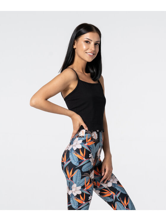 Carpatree Carpatree Top BasicTop Czarny Fitted Fit